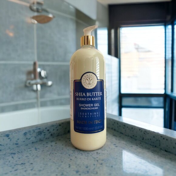 Erbario Toscano SHEA BUTTER Shower Gel Made in ITALY 33.8 oz 1000 ML JUMBO SIZE - Picture 1 of 4